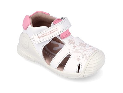 Кожаные босоножки