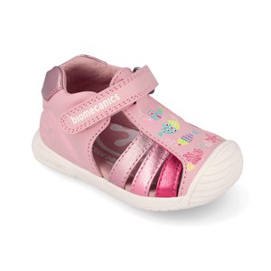 Кожаные босоножки