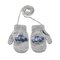 Kootud labakindad 12 cm - R-116-grey