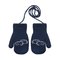Kootud labakindad soojustusega - R-123DB-navy