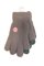 Kootud kohevad kindad 16 cm - R-197-Dgrey