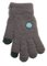 Kootud kohevad kindad 16 cm - R-197-Lgrey