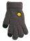 Kootud kohevad kindad 16 cm - R-197-grey