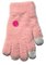 Kootud kohevad kindad 16 cm - R-197-pink