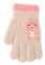 Kootud kohevad kindad - R-231-beige