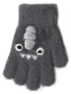 Kootud kohevad kindad 15 cm